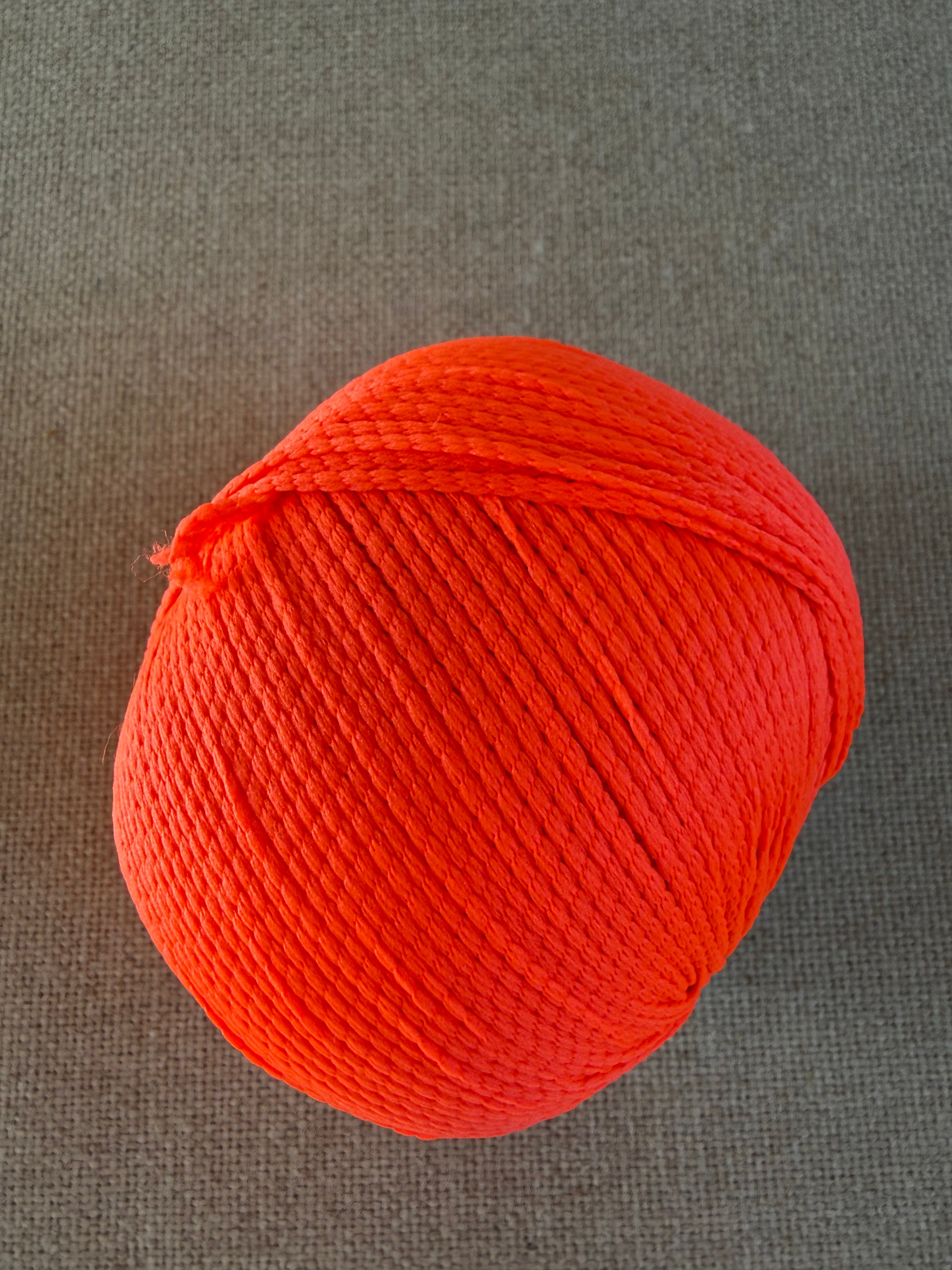 Sommer loop i fargen Neon Coral