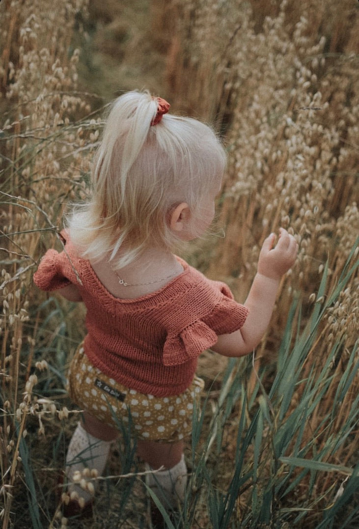 Sommerfuglbluse mini