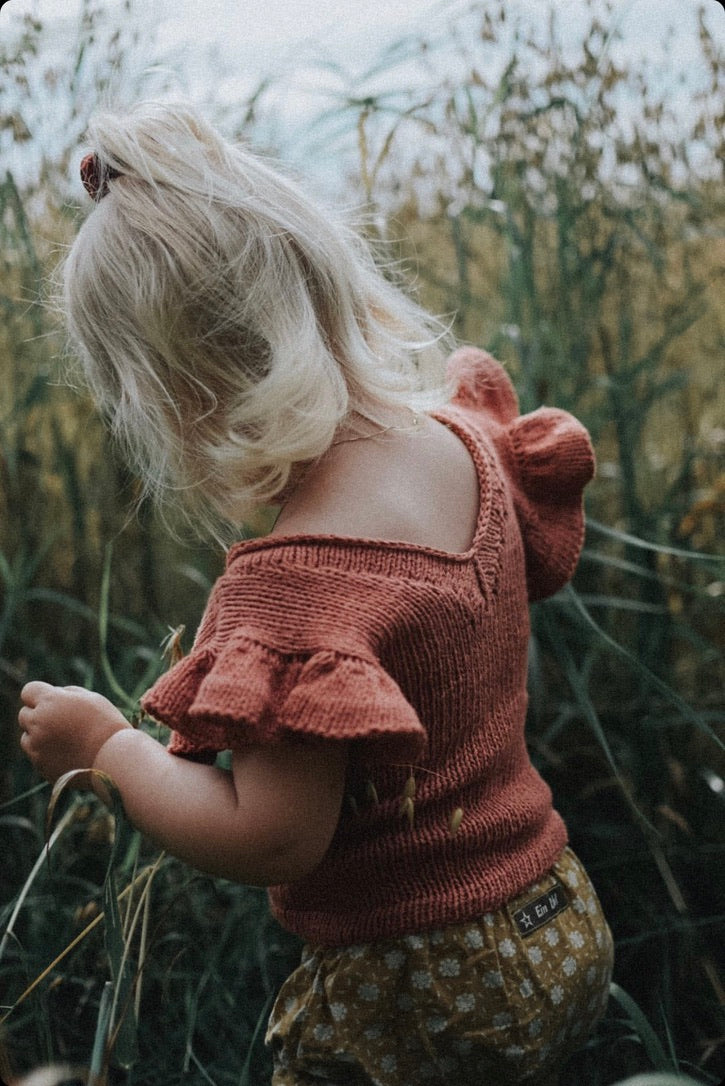 Sommerfuglbluse mini