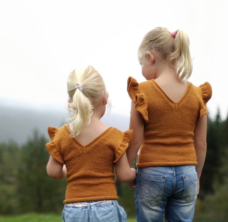 Sommerfuglbluse mini