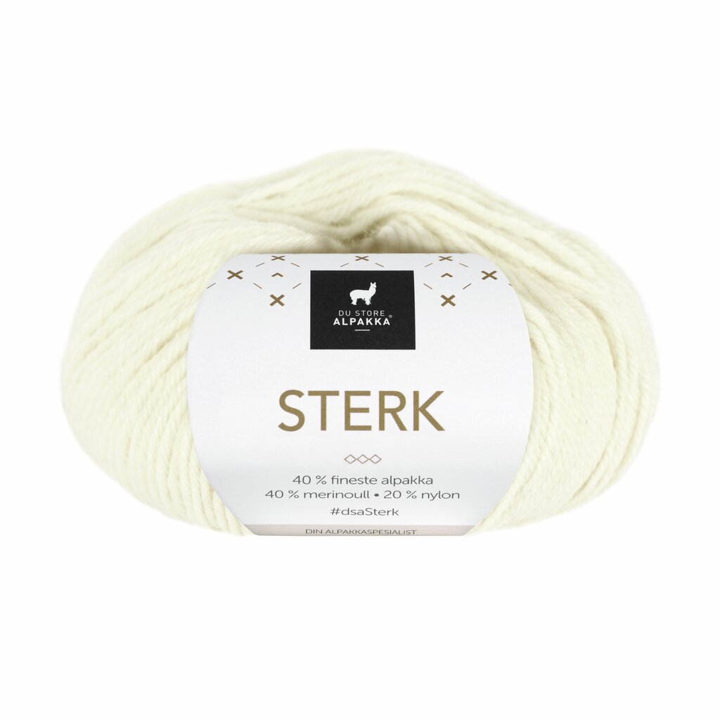 Du Store Alpakka Sterk – farge 806 Natur, 50 g nøste