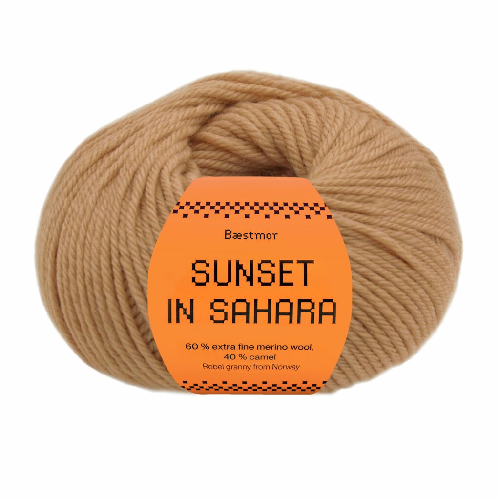 Bæstemor Sunset in Sahara – farge 308 Camel, 50 g nøste