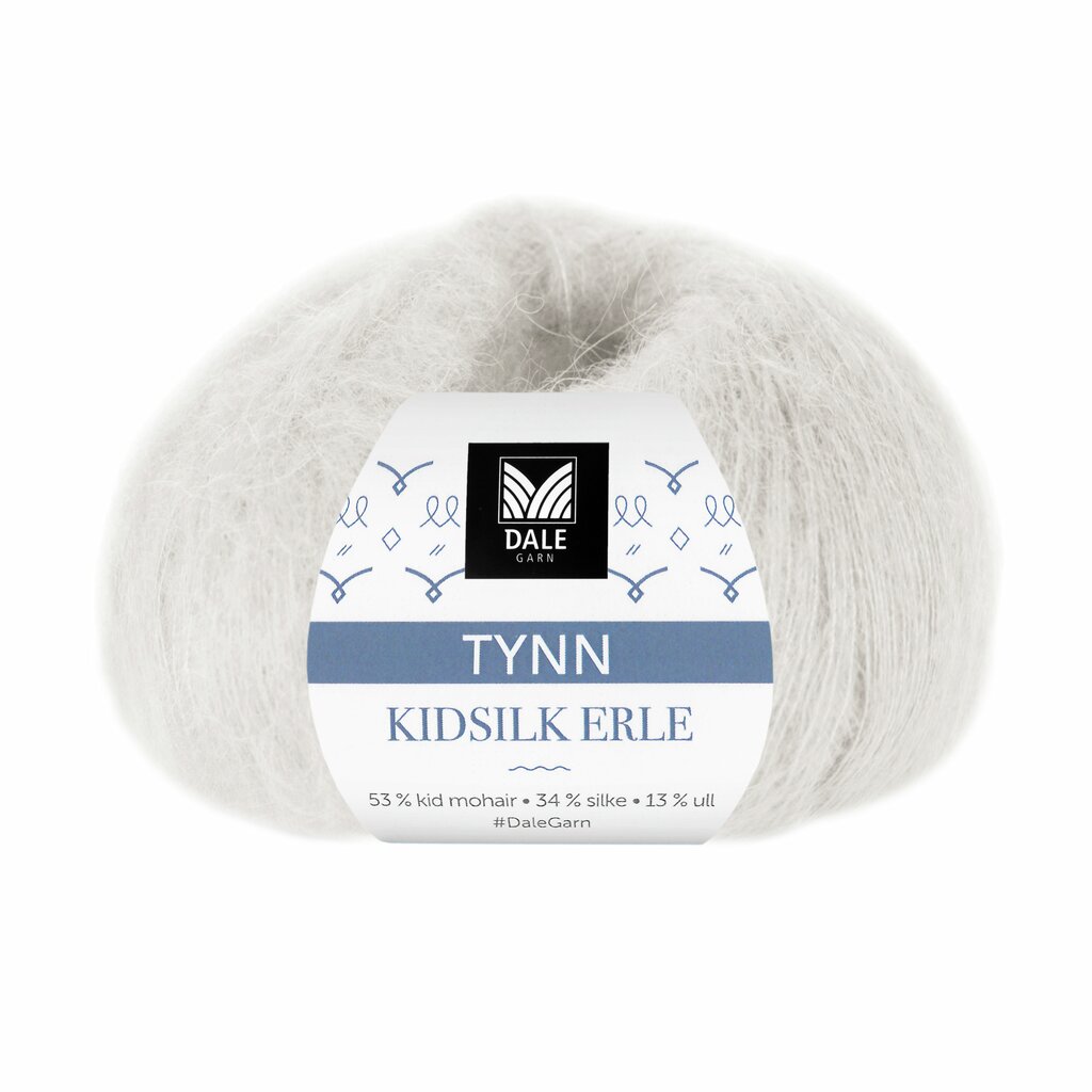 Dale Garn Tynn Kidsilk Erle – farge 4037 Kitt, 25 g nøste