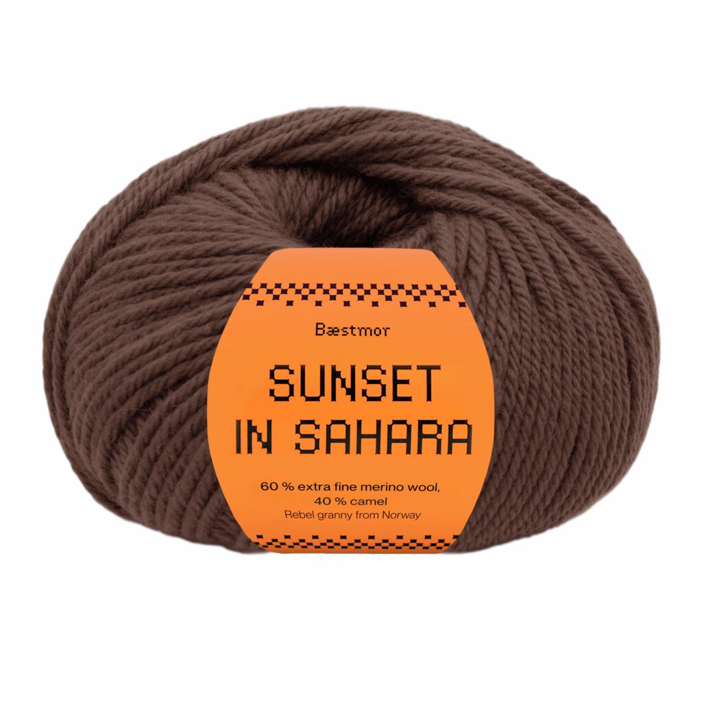 Bæstemor Sunset in Sahara – farge 310 Espresso, 50 g nøste