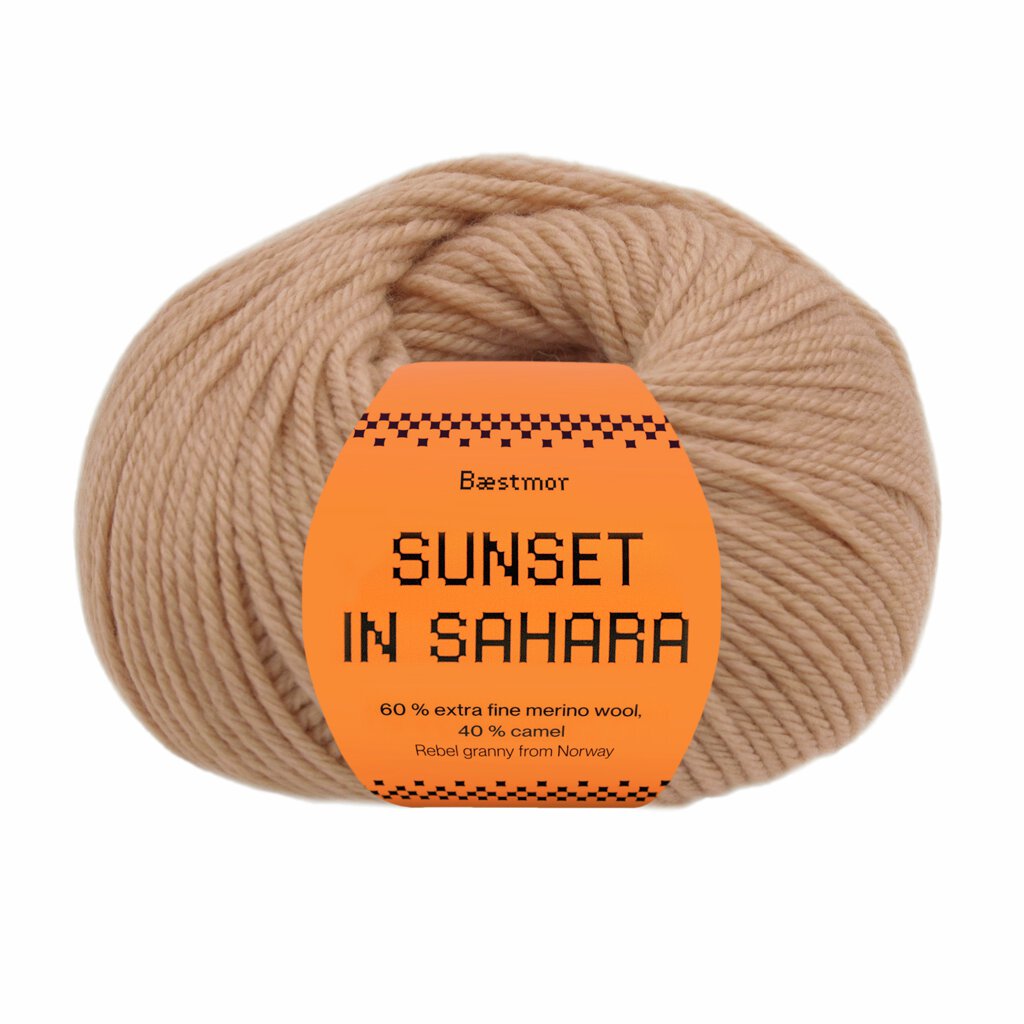 Bæstemor Sunset in Sahara – farge 306 Pampas, 50 g nøste