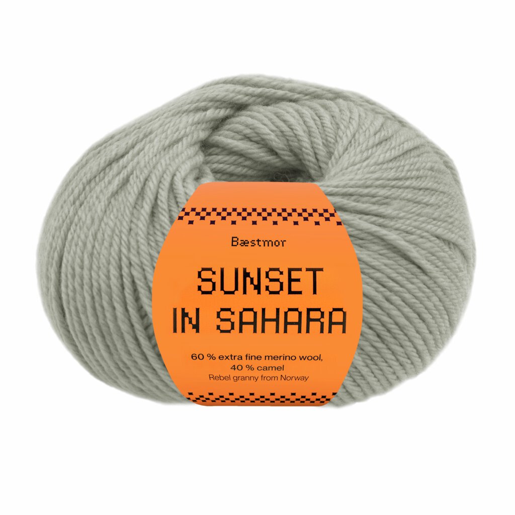 Bæstemor Sunset in Sahara – farge 301 Light grey, 50 g nøste