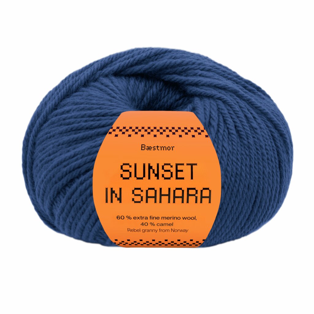 Bæstemor Sunset in Sahara – farge 313 Deep blue, 50 g nøste